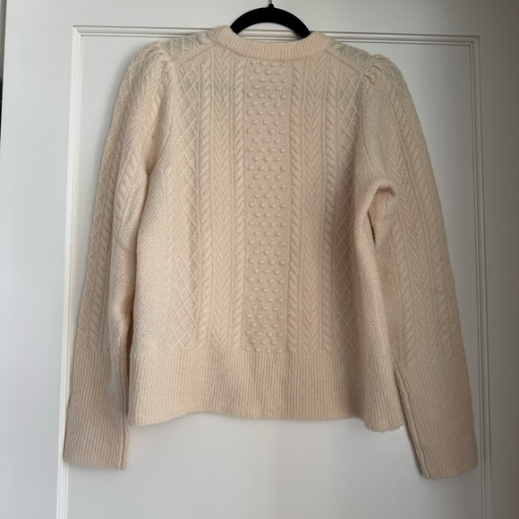 J. Crew Textured Cream Sweater - Medium - Picture 5 of 5